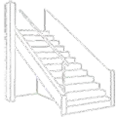 Picto RP Metal - Escalier